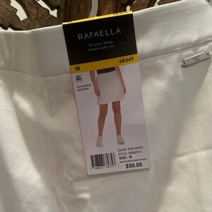 Rafaella Star White Skort